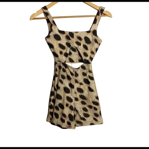 WeWoreWhat Splice Leopard Outfit XL - Picture 2 of 8